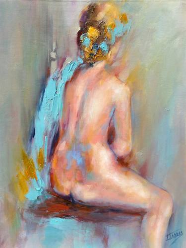 Original Figurative Nude Paintings by Isabel Tapias