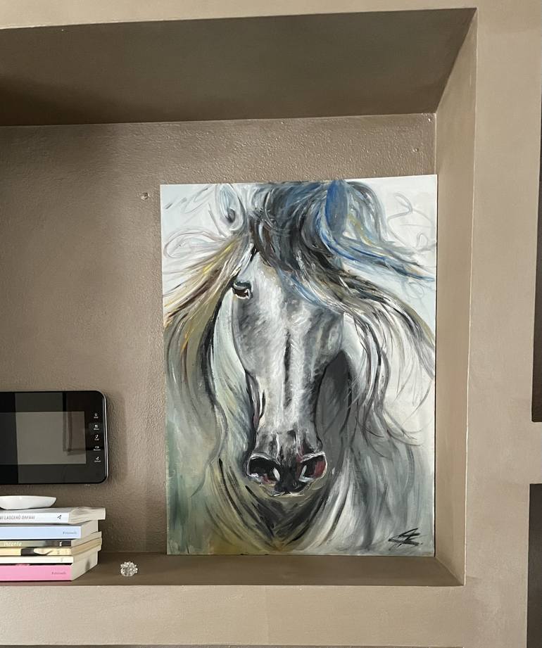 Original Figurative Animal Painting by Alessia Spinetti