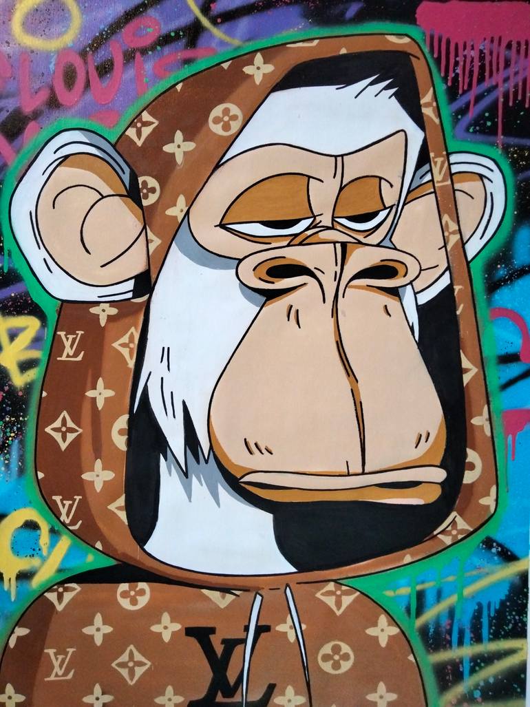 Original Street Art Comics Painting by Alessio Hassan Alì