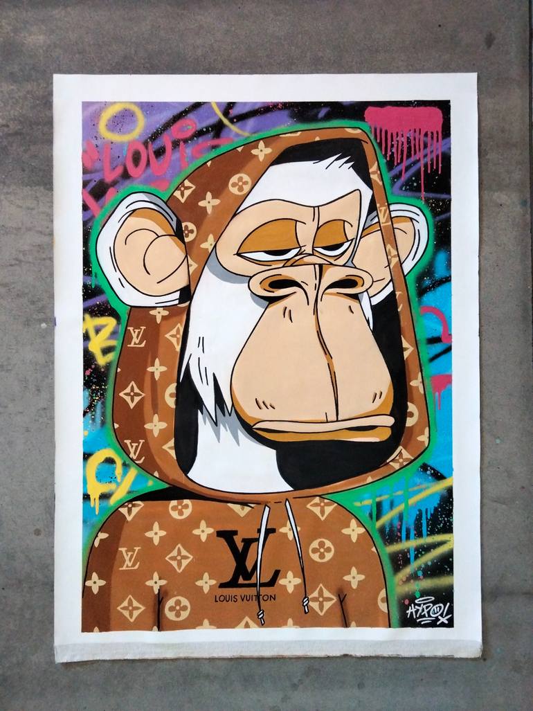 Original Street Art Comics Painting by Alessio Hassan Alì
