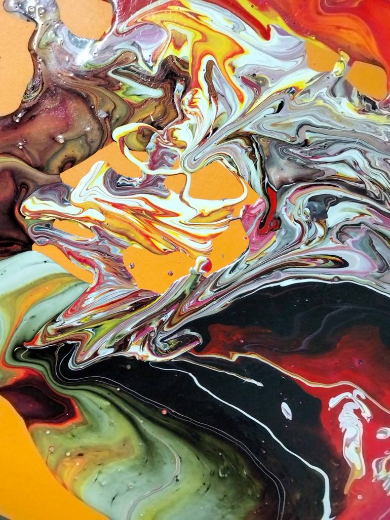 Original Abstract Painting by Alessio Hassan Alì