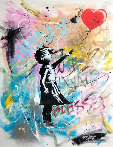 Hipo X Banksy - Balloon Girl #2 thumb
