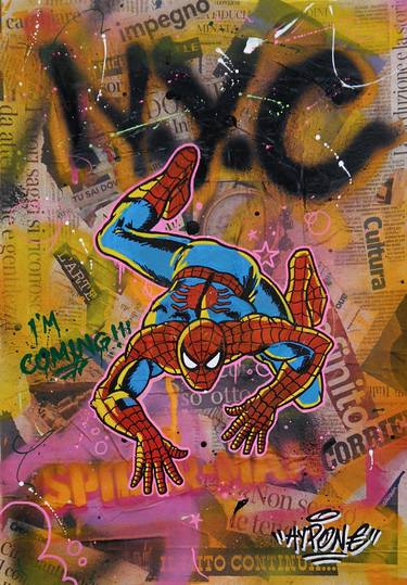 Print of Comics Paintings by Alessio Hassan Alì