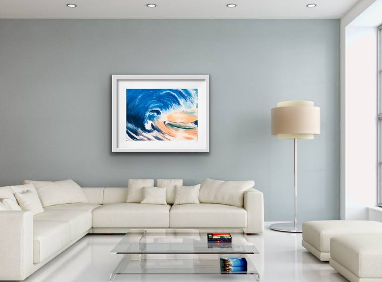 Original Modern Beach Painting by Carmen Mariela Parra Grisanty