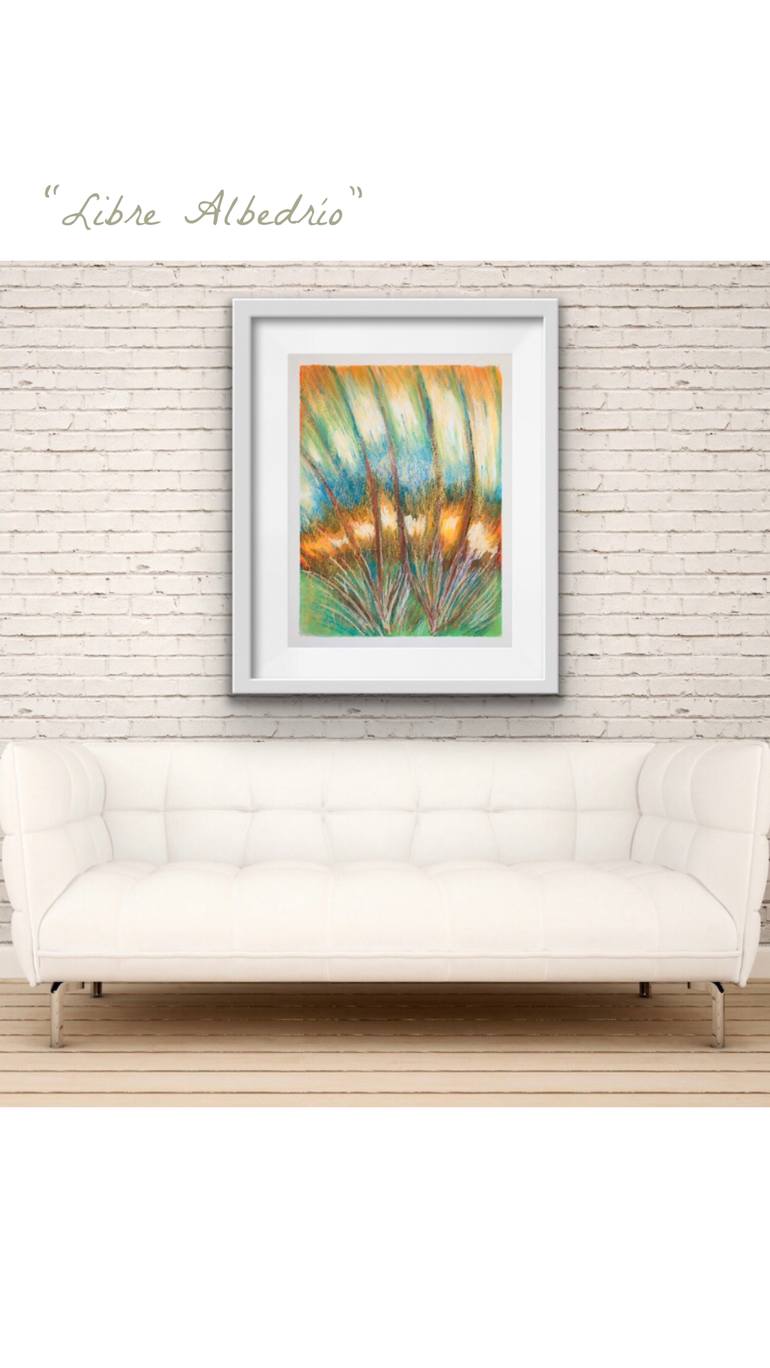 Original Abstract Painting by Carmen Mariela Parra Grisanty