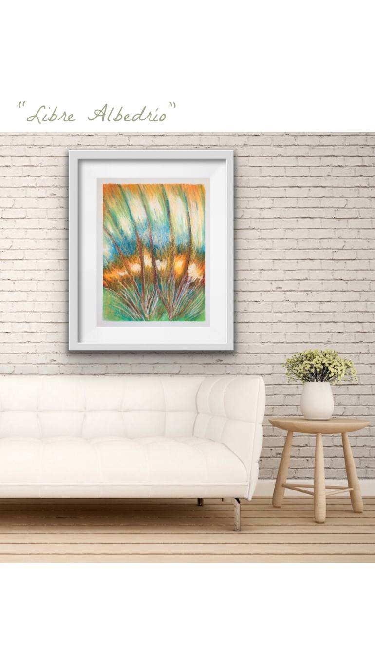 Original Abstract Painting by Carmen Mariela Parra Grisanty