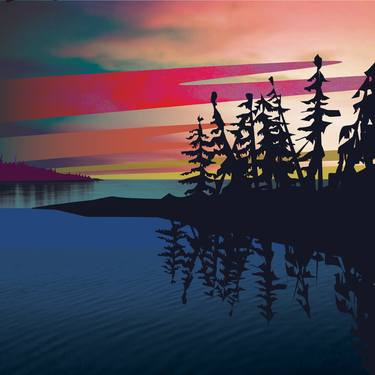 Sunrise on Lake Sakami - Limited Edition of 14 thumb