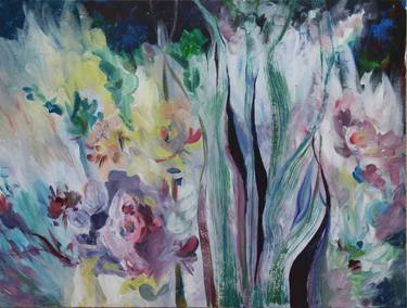 Print of Abstract Expressionism Floral Paintings by Kristina Yaroslavskaya