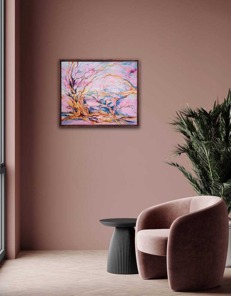 Original Abstract Expressionism Fantasy Painting by Kristina Yaroslavskaya