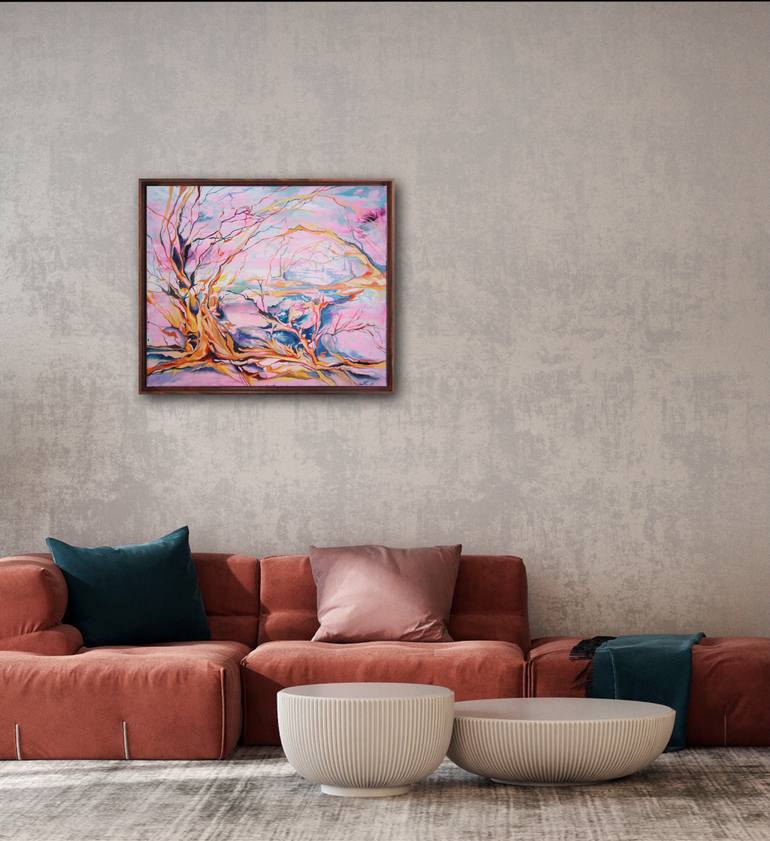 Original Abstract Expressionism Fantasy Painting by Kristina Yaroslavskaya