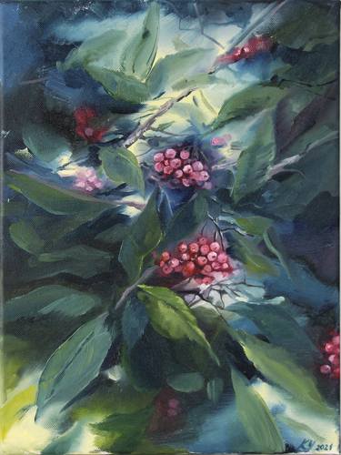 Original Floral Painting by Kristina Yaroslavskaya