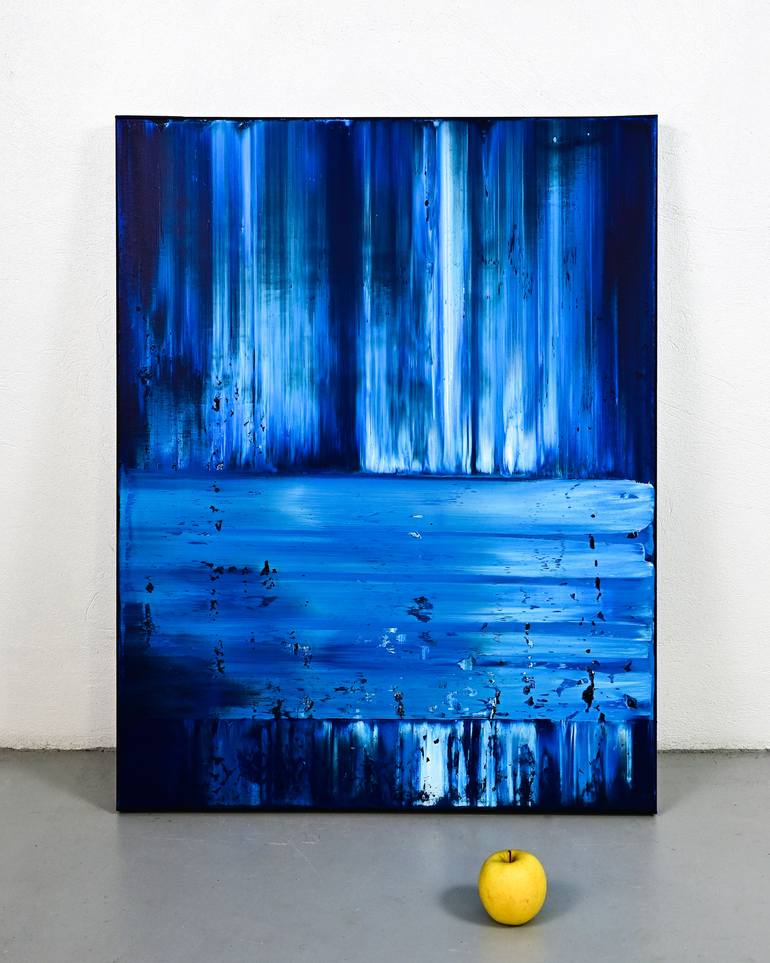 Original Abstract Expressionism Abstract Painting by Sigurdur Olafsson