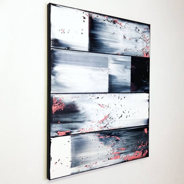 Original Abstract Expressionism Abstract Painting by Sigurdur Olafsson
