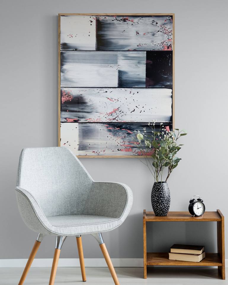 Original Abstract Expressionism Abstract Painting by Sigurdur Olafsson