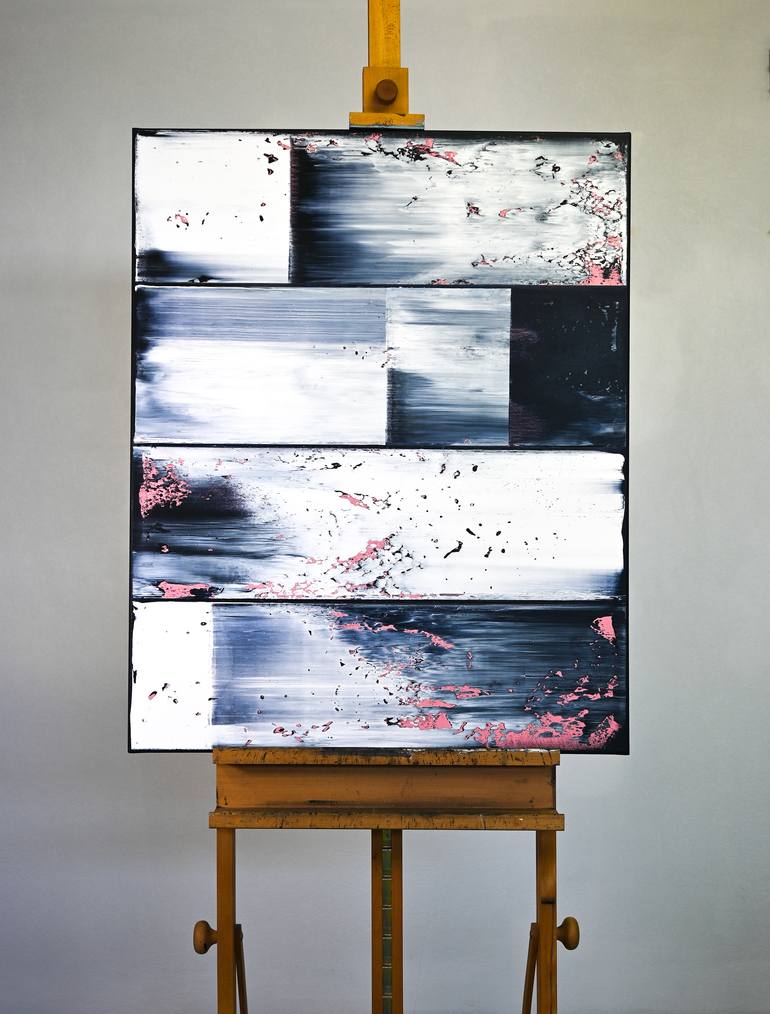 Original Abstract Expressionism Abstract Painting by Sigurdur Olafsson