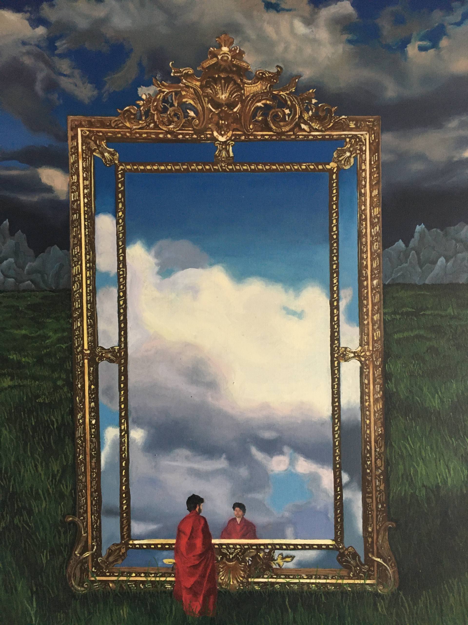 The Mirror Painting by Vito Volante | Saatchi Art