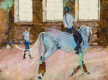 Original Realism Horse Paintings by Eduardo Blanco
