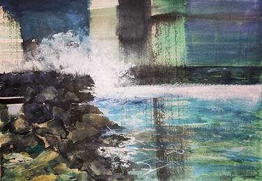 Print of Seascape Paintings by Jeanine Malette