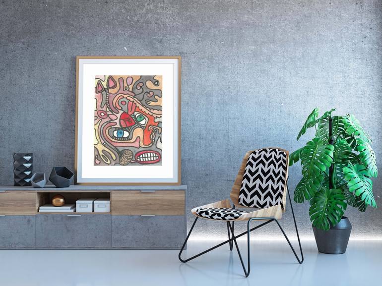 Original Abstract Expressionism Abstract Painting by ᴠᴀɴ ᴅᴇɴ ʜᴏᴏᴠᴇɴ