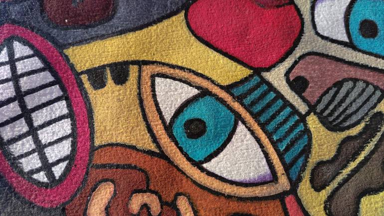 Original Cubism People Painting by ᴠᴀɴ ᴅᴇɴ ʜᴏᴏᴠᴇɴ