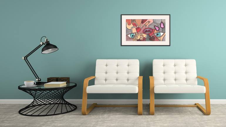 Original Abstract Expressionism Body Painting by ᴠᴀɴ ᴅᴇɴ ʜᴏᴏᴠᴇɴ