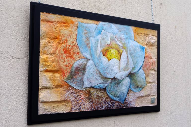 Original Floral Painting by Thierry Legrand