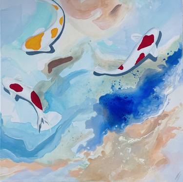 Original Abstract Paintings by Olena Levchii