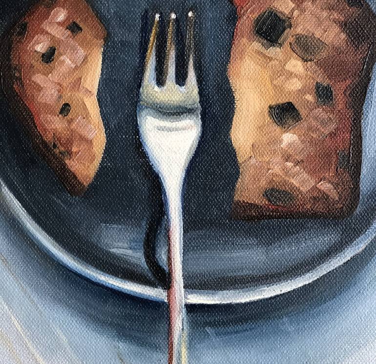 Original Impressionism Food & Drink Painting by Olena Levchii