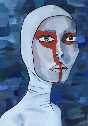 Print of Portrait Paintings by Milana Antochshenko-Oleneva