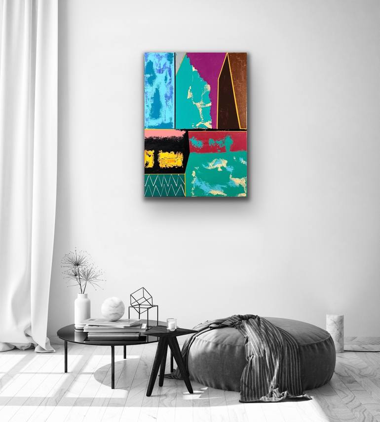 Original Modern Abstract Painting by Ewa Janowska