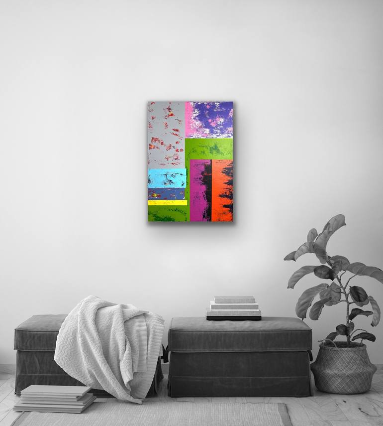 Original Abstract Painting by Ewa Janowska