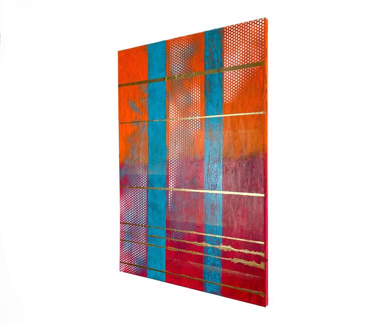 Original Minimalism Abstract Painting by Ewa Janowska