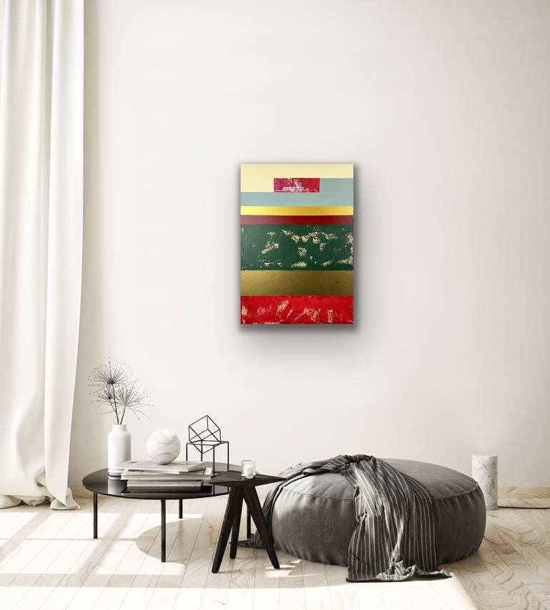 Original Modern Abstract Painting by Ewa Janowska