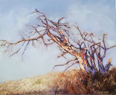 Print of Expressionism Tree Paintings by Nadya Rigaill