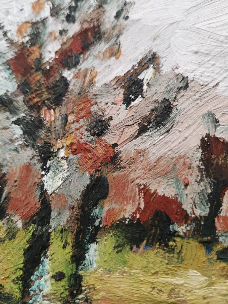 Original Impressionism Landscape Painting by Miriam Hartmann