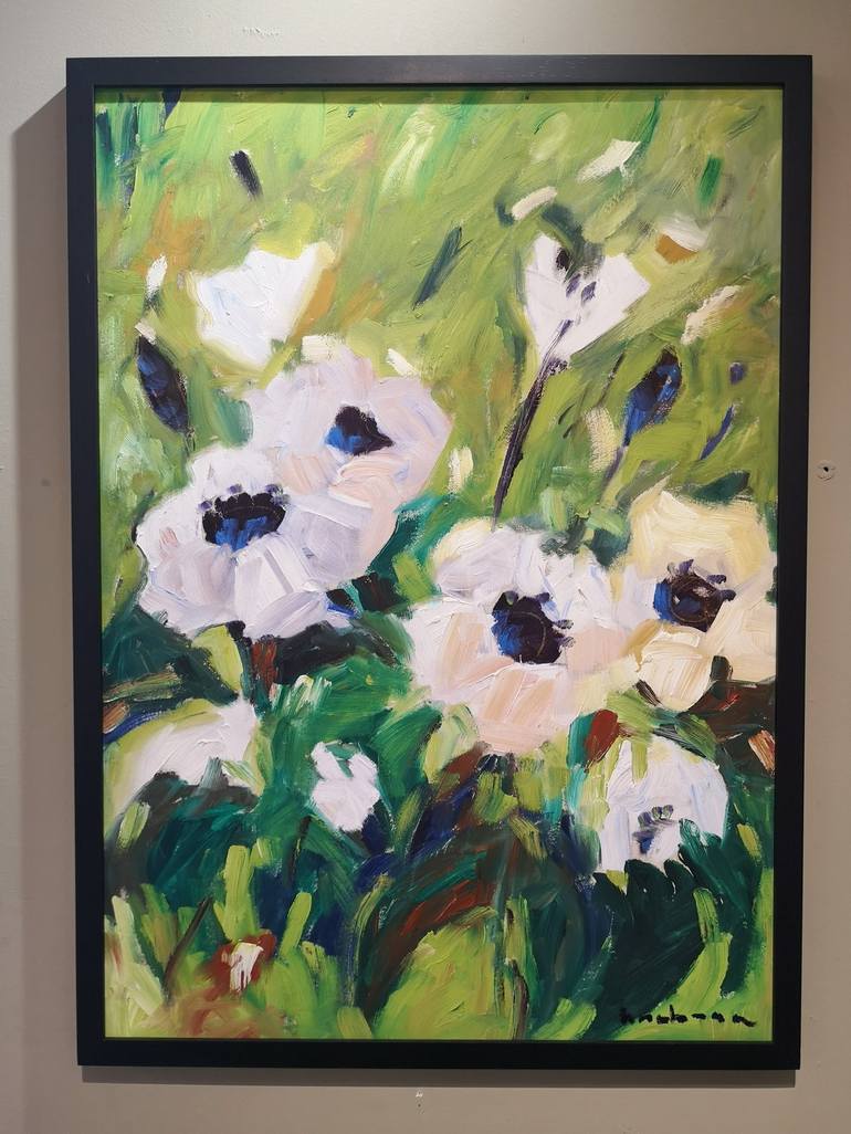 Original Contemporary Floral Painting by Miriam Hartmann