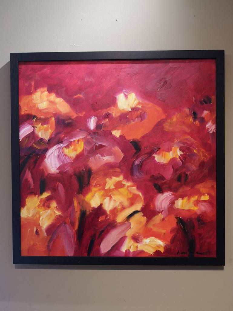 Original Contemporary Floral Painting by Miriam Hartmann