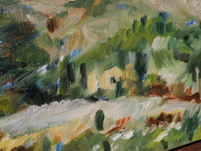 Original Impressionism Landscape Painting by Miriam Hartmann