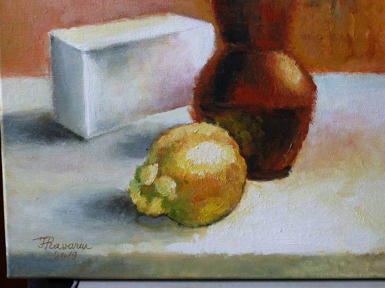 Original Impressionism Still Life Painting by Florina Ravariu