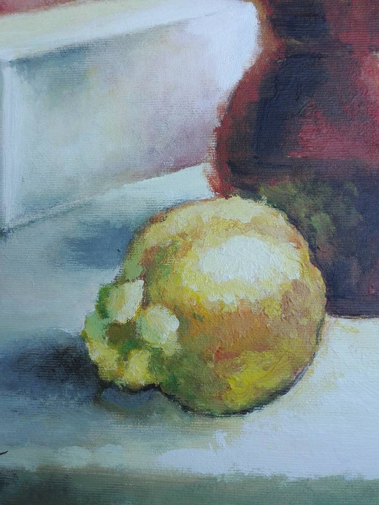 Original Impressionism Still Life Painting by Florina Ravariu