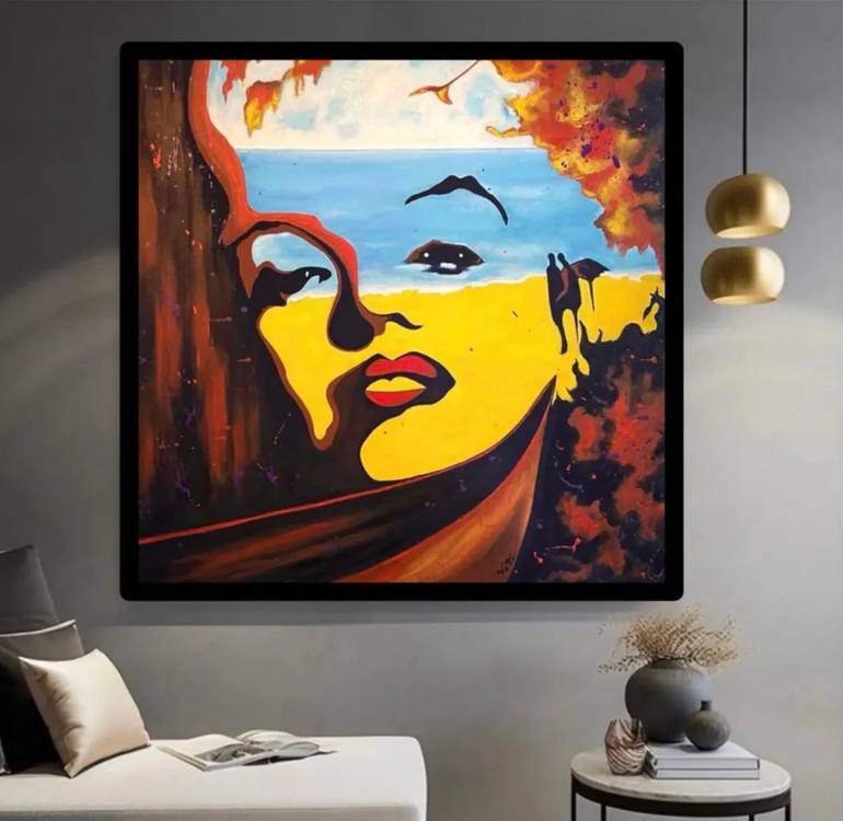 Original Pop Art People Painting by Salvatore Petrucino