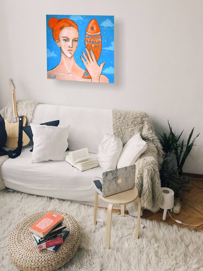 Original Abstract Women Painting by Marta Dimitrova