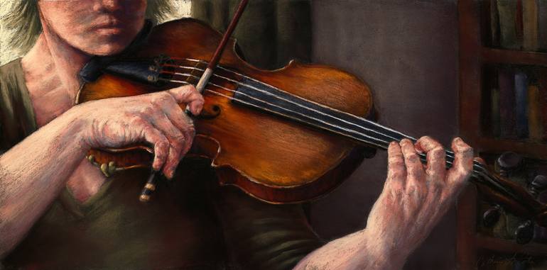 Print of Fine Art People Painting by Catherine Lapointevollmer