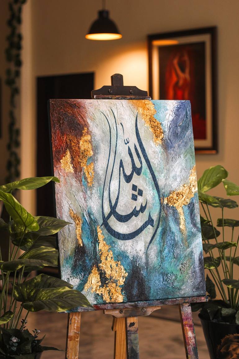 Original Contemporary Abstract Painting by Muhammad Suleman Rehman