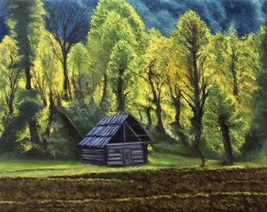 Original Fine Art Landscape Paintings by Muhammad Suleman Rehman