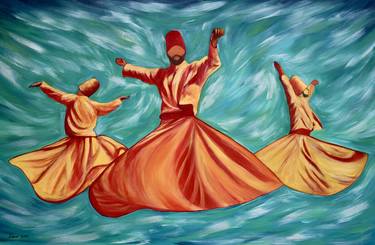 Whirls of Tranquility Sufi Whirling Dervish thumb