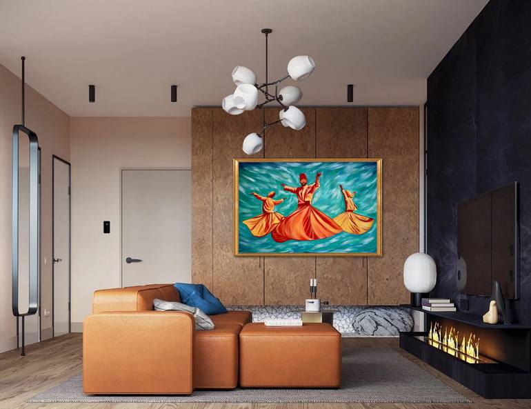 Original Contemporary Abstract Painting by Muhammad Suleman Rehman