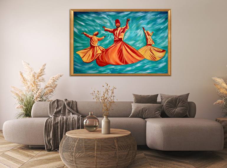 Original Contemporary Abstract Painting by Muhammad Suleman Rehman
