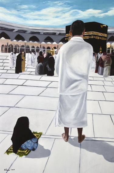 Print of Photorealism Religion Paintings by Muhammad Suleman Rehman