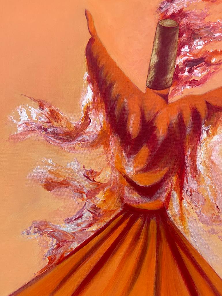 Original Abstract Expressionism Abstract Painting by Muhammad Suleman Rehman
